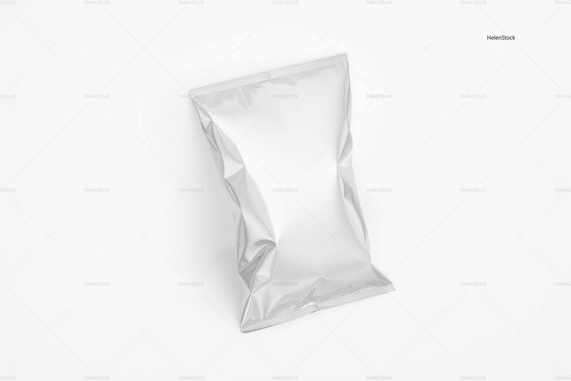 Tilted Glossy Chips Package White